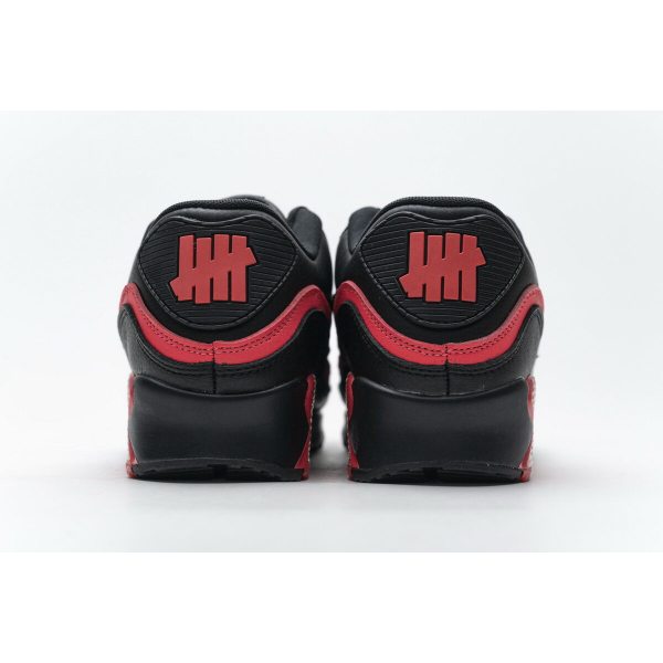 Fake Nike Air Max 90 Undefeated Black Solar Red CJ7197-003