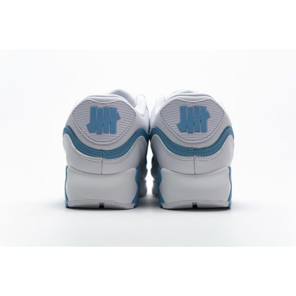 Fake Nike Air Max 90 Undefeated White Blue Fury CJ7197-102