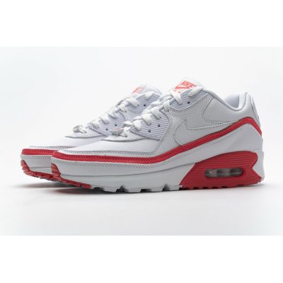 Fake Nike Air Max 90 Undefeated White Solar Red CJ7197-103