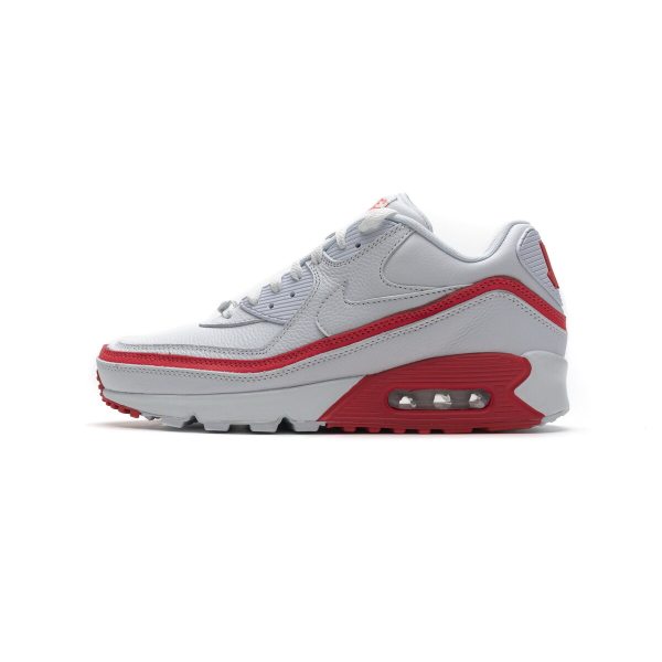 Fake Nike Air Max 90 Undefeated White Solar Red CJ7197-103