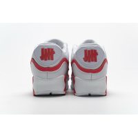 Fake Nike Air Max 90 Undefeated White Solar Red CJ7197-103