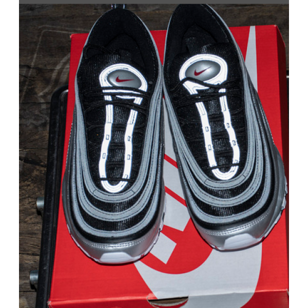 Fake Nike Air Max 97 Silver Black AT5458-001
