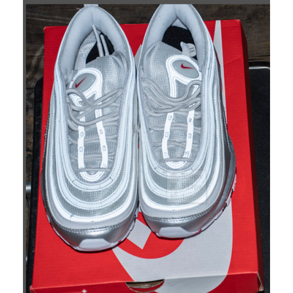 Fake Nike Air Max 97 Silver White AT5458-100