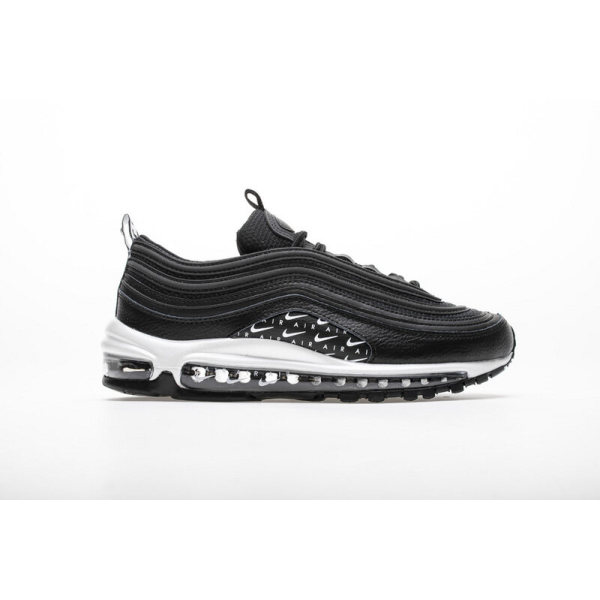 Fake Nike Air Max 97 Swoosh Air Logos Black White AR7621-001