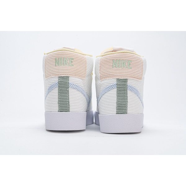 Fake Nike Blazer Mid 77 VNTG White Pink Yellow CT0715-148