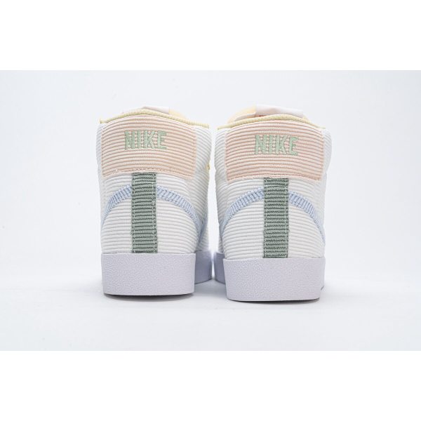 Fake Nike Blazer Mid 77 VNTG White Pink Yellow CT0715-148