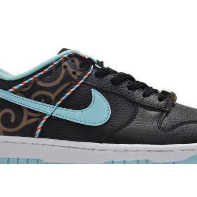 Fake Nike Dunk Low Barber Shop - Black DH7614-001