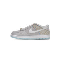 Fake Nike Dunk Low Barber Shop - Grey DH7614-500