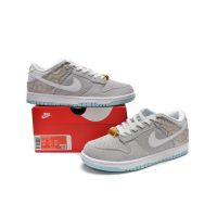 Fake Nike Dunk Low Barber Shop - Grey DH7614-500