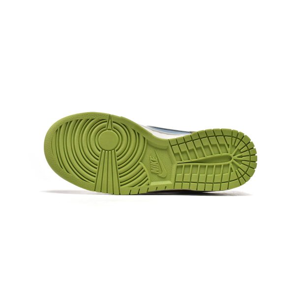 Fake Nike Dunk Low Brown Veail Sail Vivid Green DV9108-711