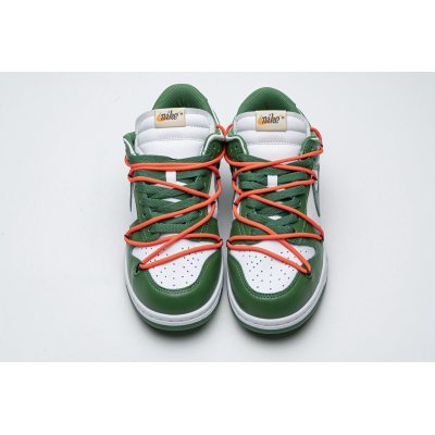 Fake Nike Dunk Low Off-White Pine Green CT0856-100