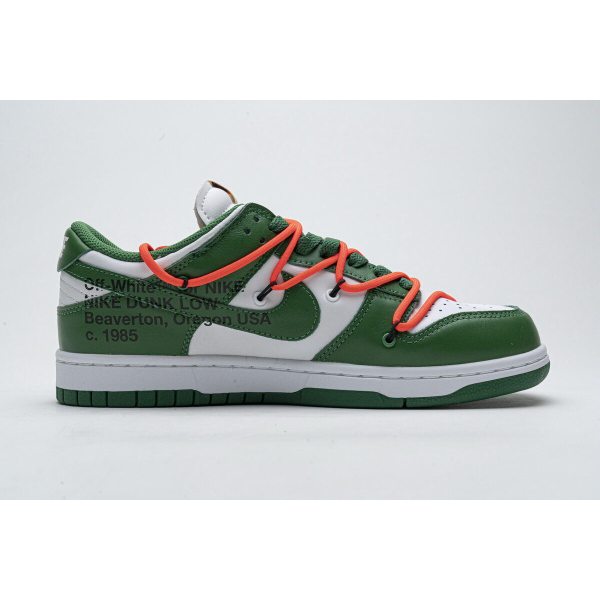 Fake Nike Dunk Low Off-White Pine Green CT0856-100