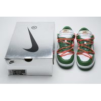 Fake Nike Dunk Low Off-White Pine Green CT0856-100