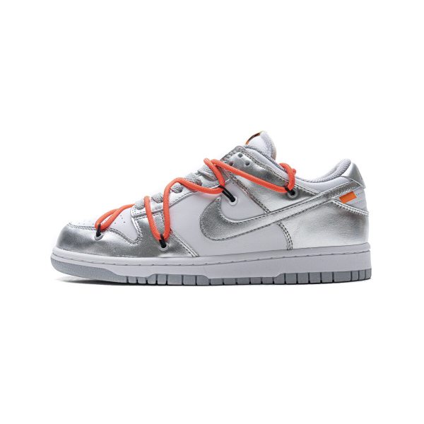 Fake Nike Dunk Low Off-White Silver White CT0856-800