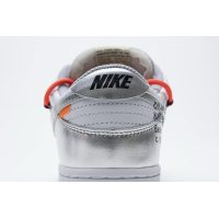 Fake Nike Dunk Low Off-White Silver White CT0856-800