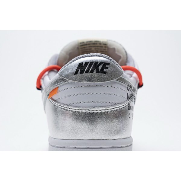 Fake Nike Dunk Low Off-White Silver White CT0856-800