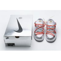 Fake Nike Dunk Low Off-White Silver White CT0856-800