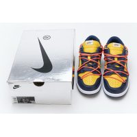 Fake Nike Dunk Low Off-White University Gold Midnight Navy CT0856-700