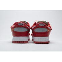 Fake Nike Dunk Low Off-White University Red CT0856-600