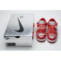 Fake Nike Dunk Low Off-White University Red CT0856-600