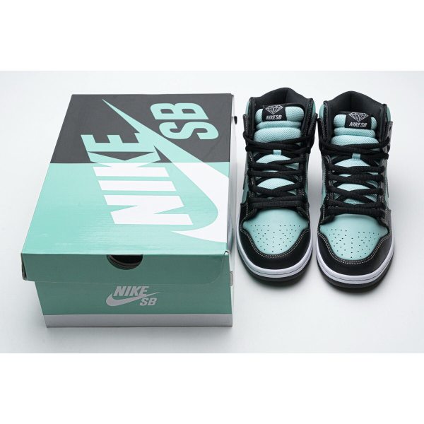 Fake Nike Dunk SB High Diamond Supply Co. &quot;Tiffany&quot; 653599-400