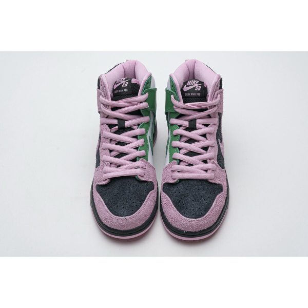 Fake Nike SB Dunk High Invert Celtics CU7349-001