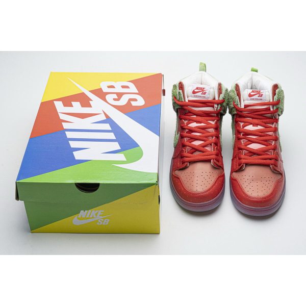 Fake Nike SB Dunk High Strawberry Cough CW7093-600