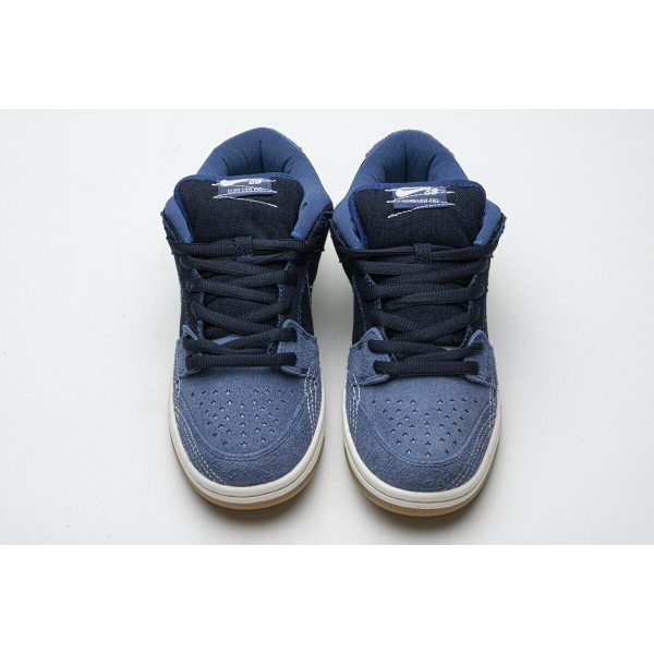 Fake Nike SB Dunk Low Denim Sashiko CV0316-400