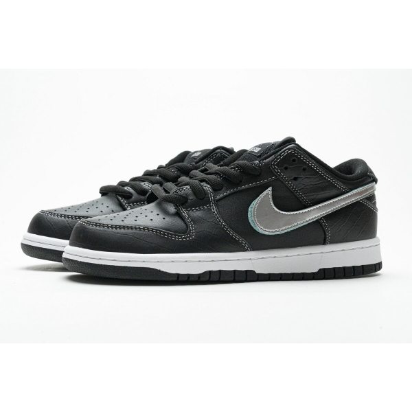 Fake Nike SB Dunk Low Diamond Supply Co Black Diamond BV1310-001