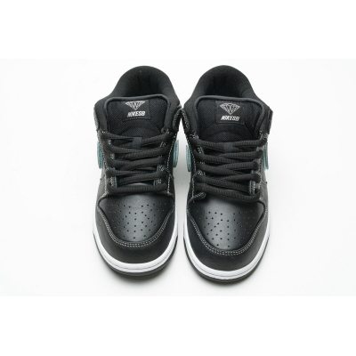 Fake Nike SB Dunk Low Diamond Supply Co Black Diamond BV1310-001