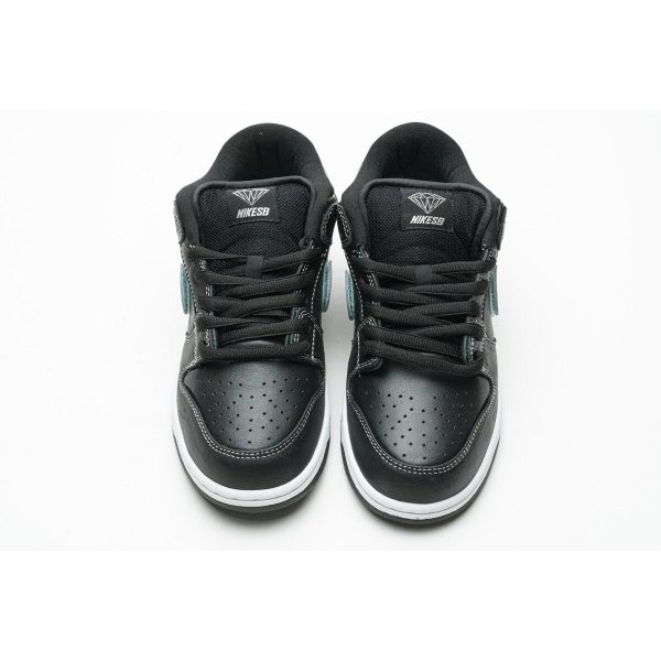 Fake Nike SB Dunk Low Diamond Supply Co Black Diamond BV1310-001