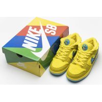 Fake Nike SB Dunk Low Grateful Dead Bears Opti Yellow CJ5378-700
