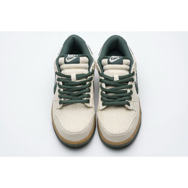 Fake Nike SB Dunk Low Green Hemp 304292-732