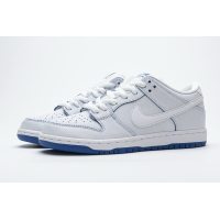 Fake Nike SB Dunk Low Premium White Game Royal CJ6884-100 