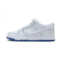 Fake Nike SB Dunk Low Premium White Game Royal CJ6884-100 