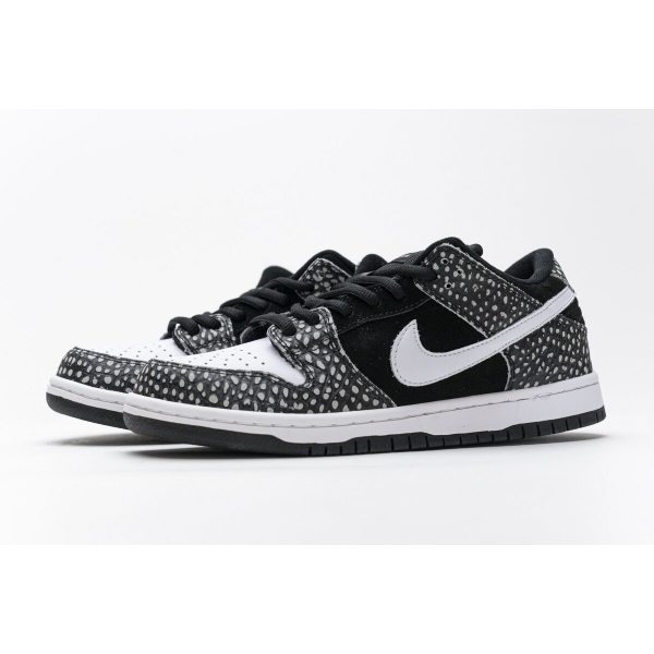 Fake Nike SB Dunk Low Pro ISO Black White CD2563-003