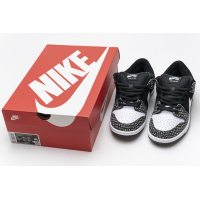 Fake Nike SB Dunk Low Pro ISO Black White CD2563-003