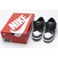 Fake Nike SB Dunk Low Pro ISO Black White CD2563-003
