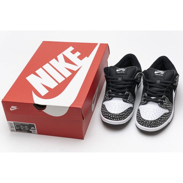 Fake Nike SB Dunk Low Pro ISO Black White CD2563-003