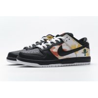 Fake Nike SB Dunk Low Raygun Tie-Dye Black BQ6832-001