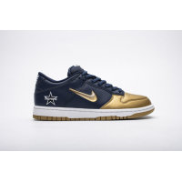 Fake Nike SB Dunk Low Supreme Jewel Swoosh Gold CK3480-700