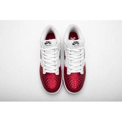 Fake Nike SB Dunk Low Supreme Jewel Swoosh Red CK3480-600