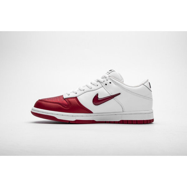 Fake Nike SB Dunk Low Supreme Jewel Swoosh Red CK3480-600