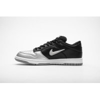 Fake Nike SB Dunk Low Supreme Jewel Swoosh Silver CK3480-001