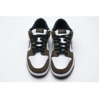 Fake Nike SB Dunk Low White Black Trail End Brown 304292-102