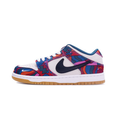 Fake Parra x Nike SB Dunk Low Pro QS Abstract Art DH7695-600 