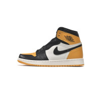 Fake Air Jordan 1 High OG Yellow Toe Taxi 555088-711