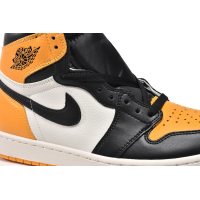 Fake Air Jordan 1 High OG Yellow Toe Taxi 555088-711