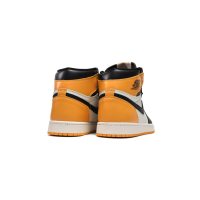 Fake Air Jordan 1 High OG Yellow Toe Taxi 555088-711