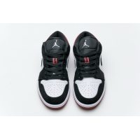 Fake Air Jordan 1 Low Black Toe 553558-116